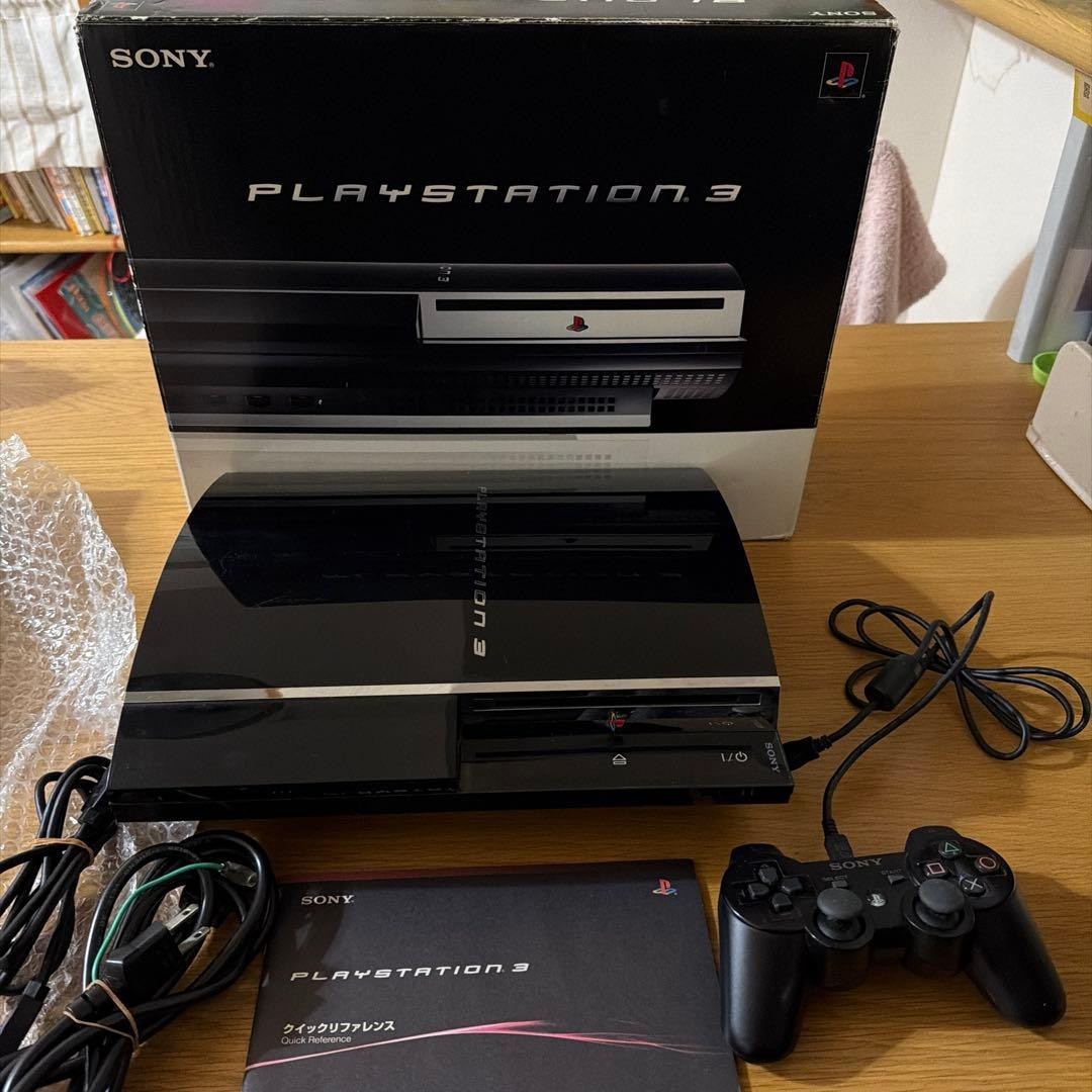 Sony PlayStation 3 PS3 CECHA00 60GB First Black Model Game Console Hobby Toy