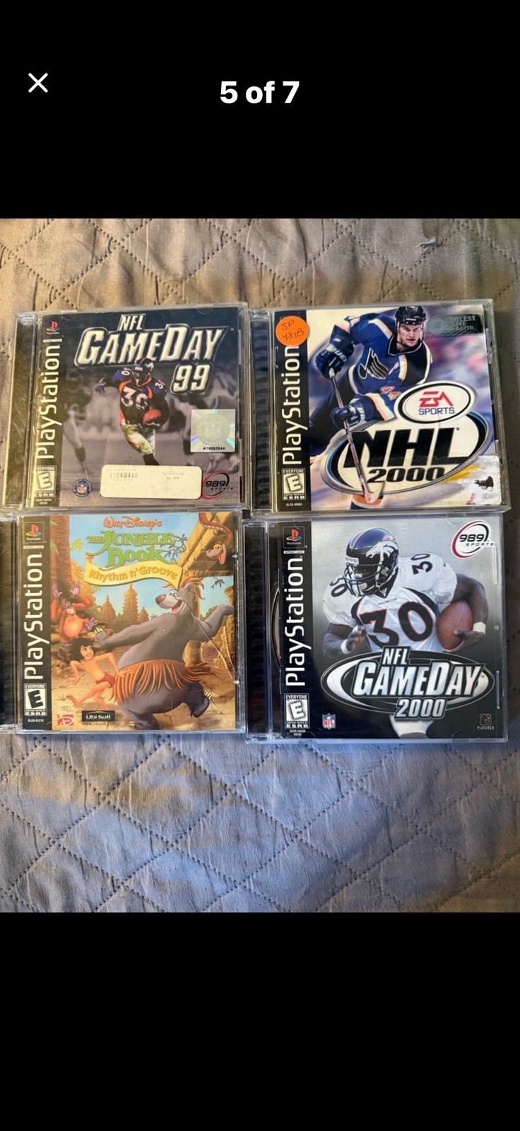 Sony Playstation 1 PS1 console and game bundle lot – 19 games, 2 memory cards.
