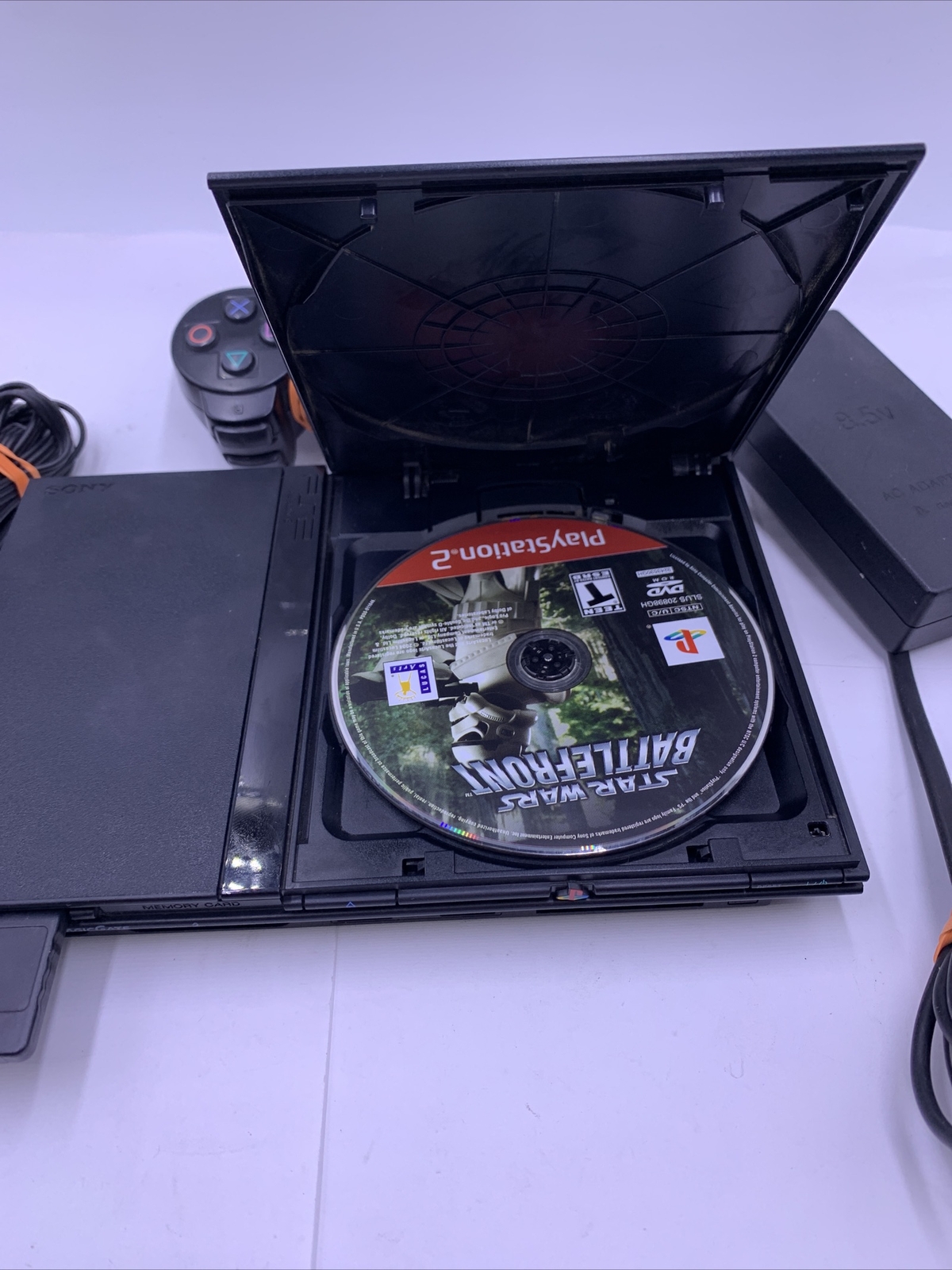 Sony PS2 Video Game System PlayStation 2 Console With Memory, Control And Other