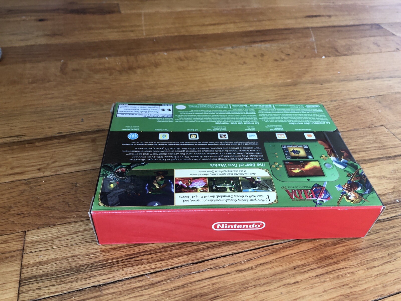 Nintendo 2DS CONSOLE Link Edition with The Legend of Zelda: Ocarina of Time 3D