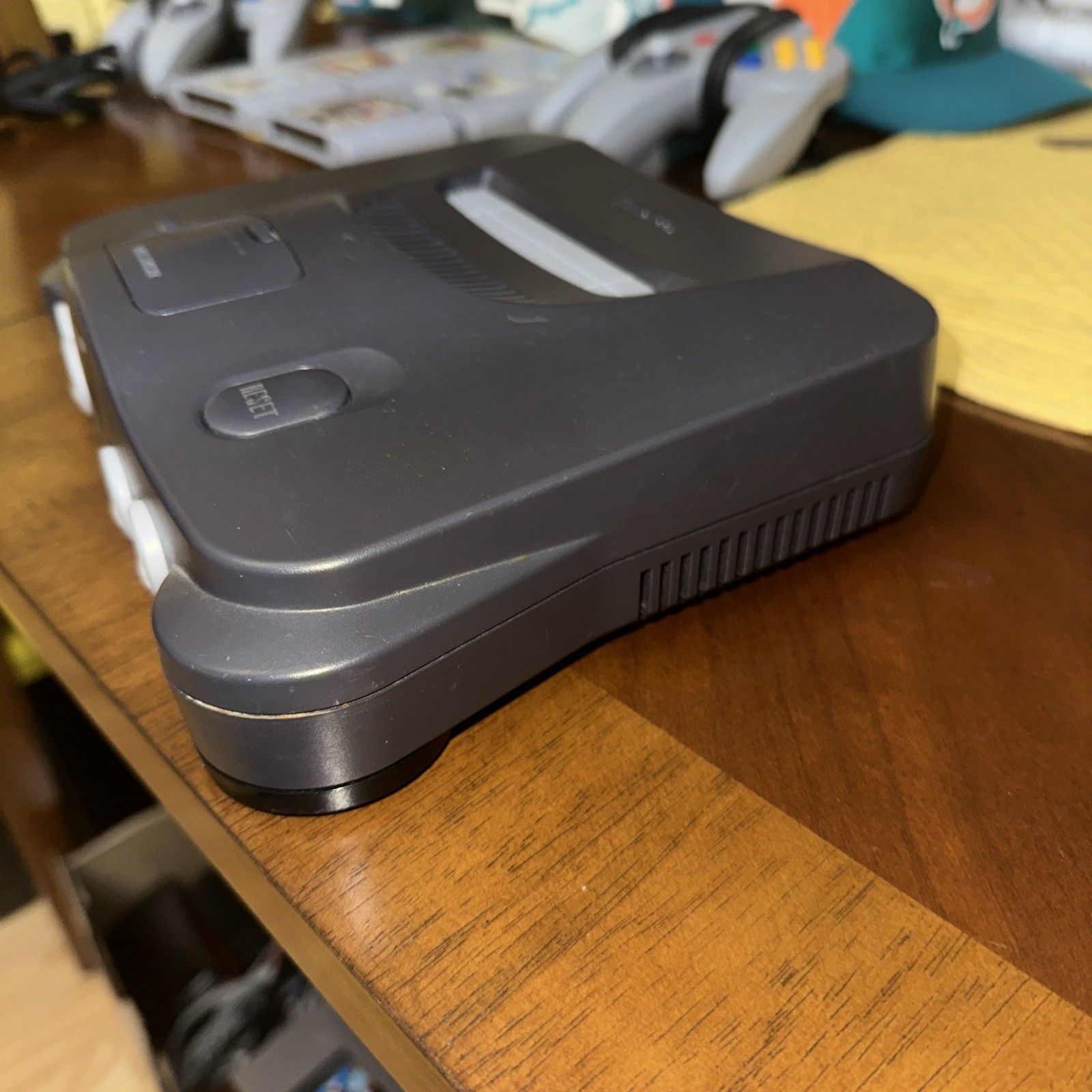 NINTENDO 64 GRAY CONSOLE NUS-001 CONSOLE ~ with all cords! No jump pak! Tested!