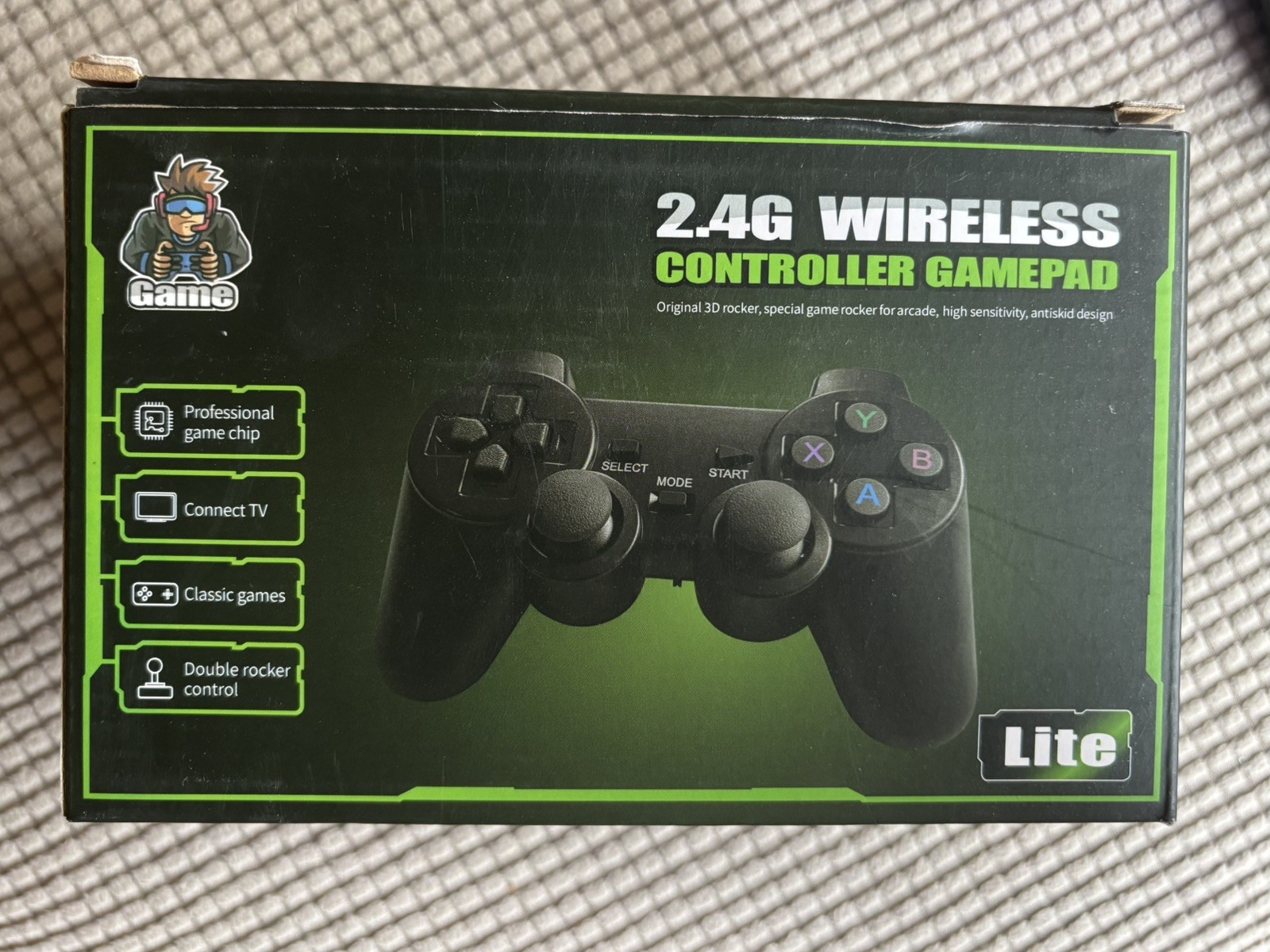 2.4G Wireless Controller Gamepad Lite – 4K Ultra HD Game Stick New Open Box