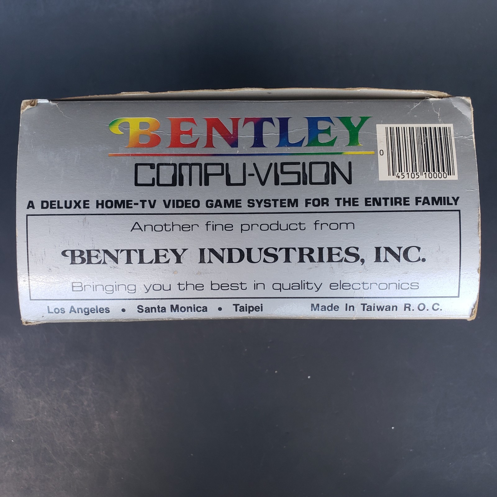 Vintage Bently Compu-Vision Deluxe Home TV Family Video Game System Untested