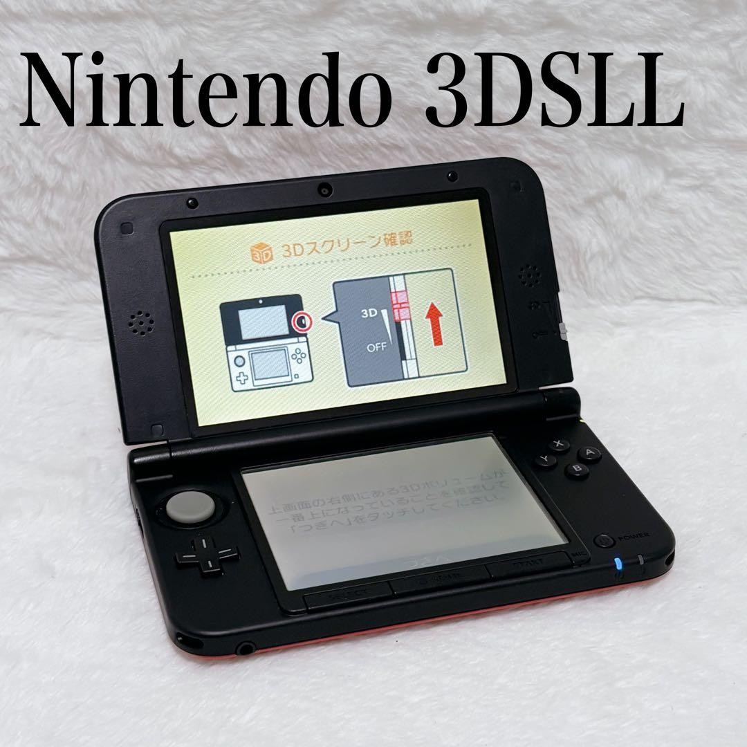 Good Condition Nintendo 3DS LL Red x Black