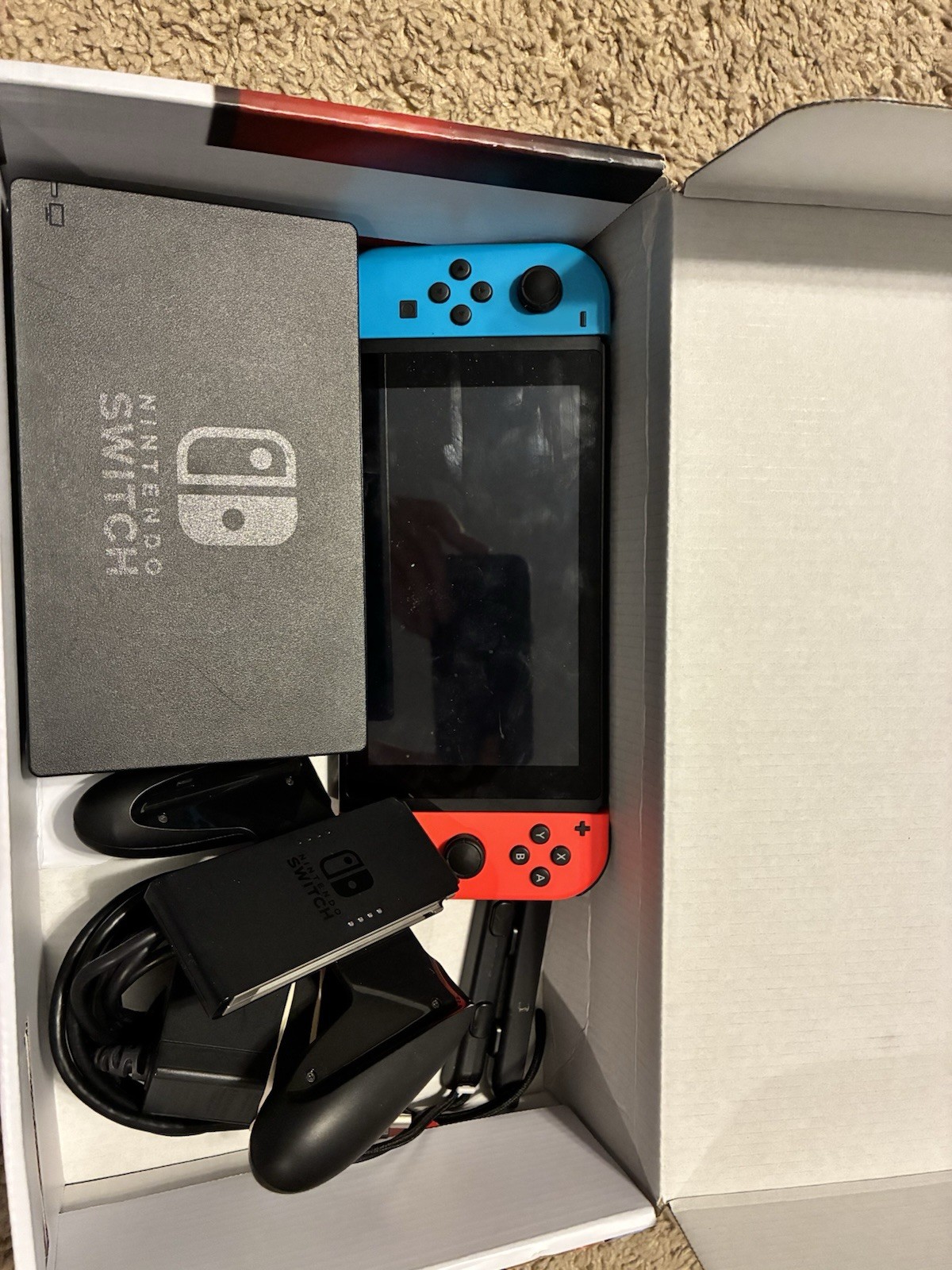 Nintendo Switch 32GB Handheld Console – Neon Red/Neon Blue