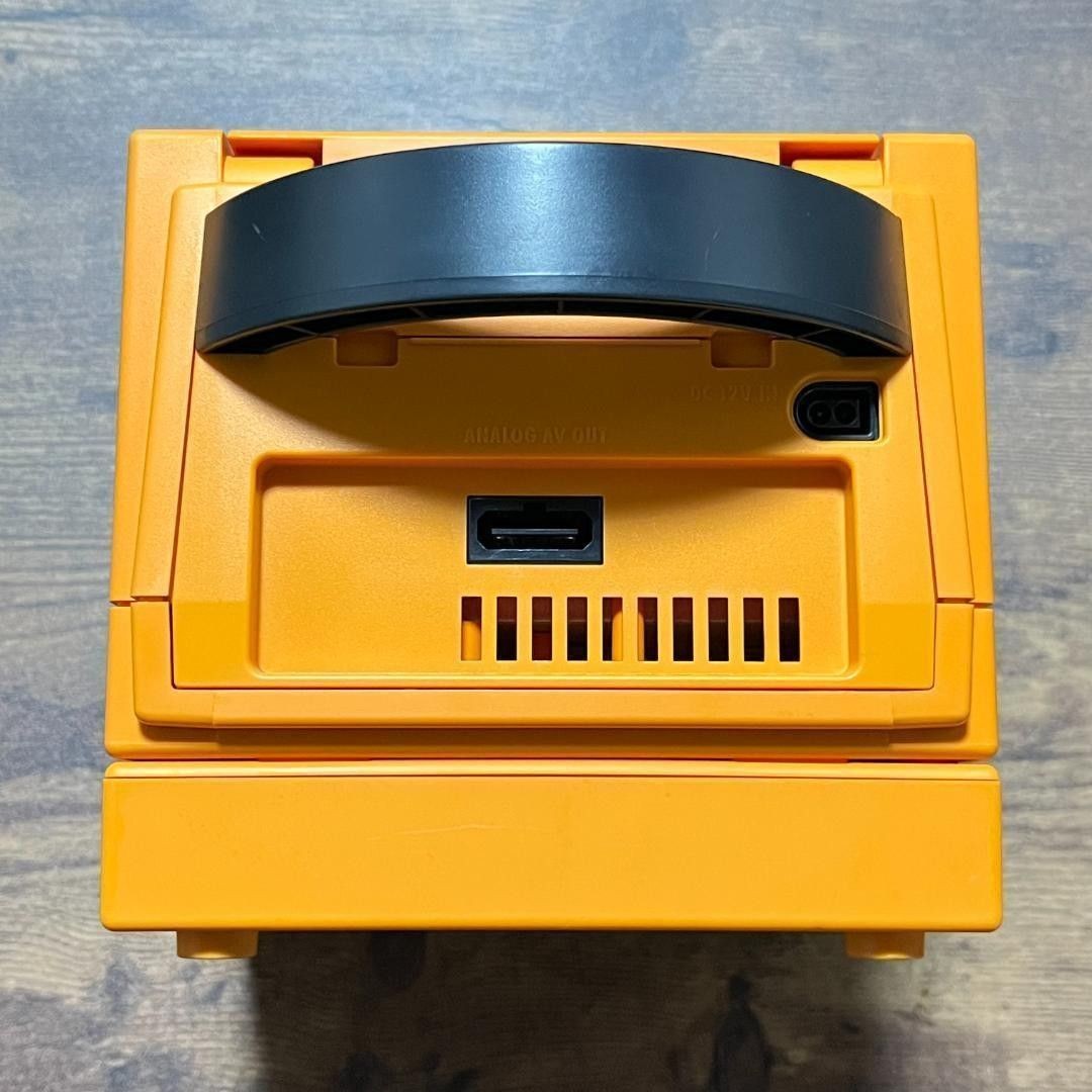 Nintendo GameCube Console Orange Japanese NTSC-J Ver w/Game Boy Player Tested