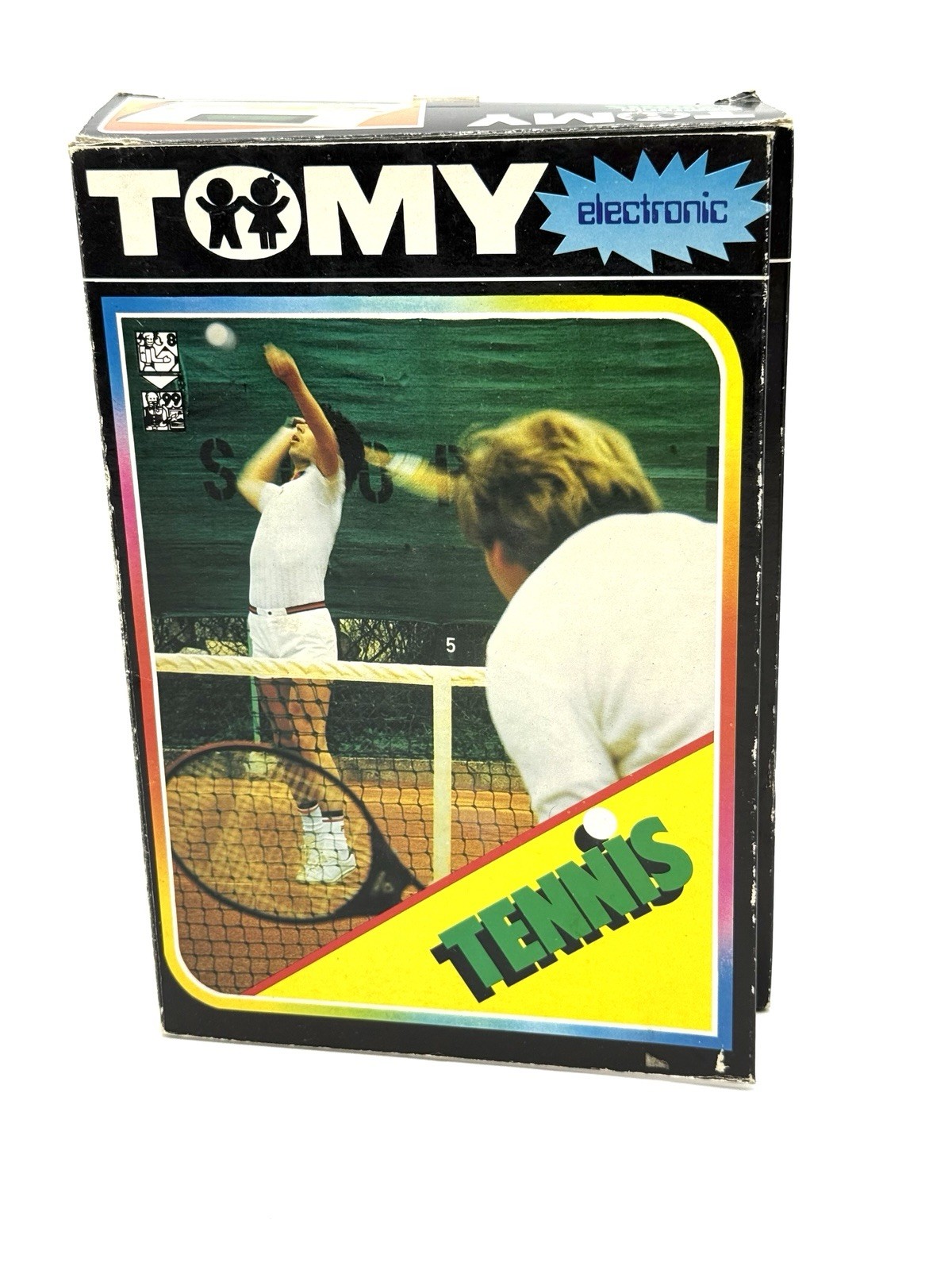 TOMY TENNIS Vintage electronic handheld game WORKS Boxed # FT23
