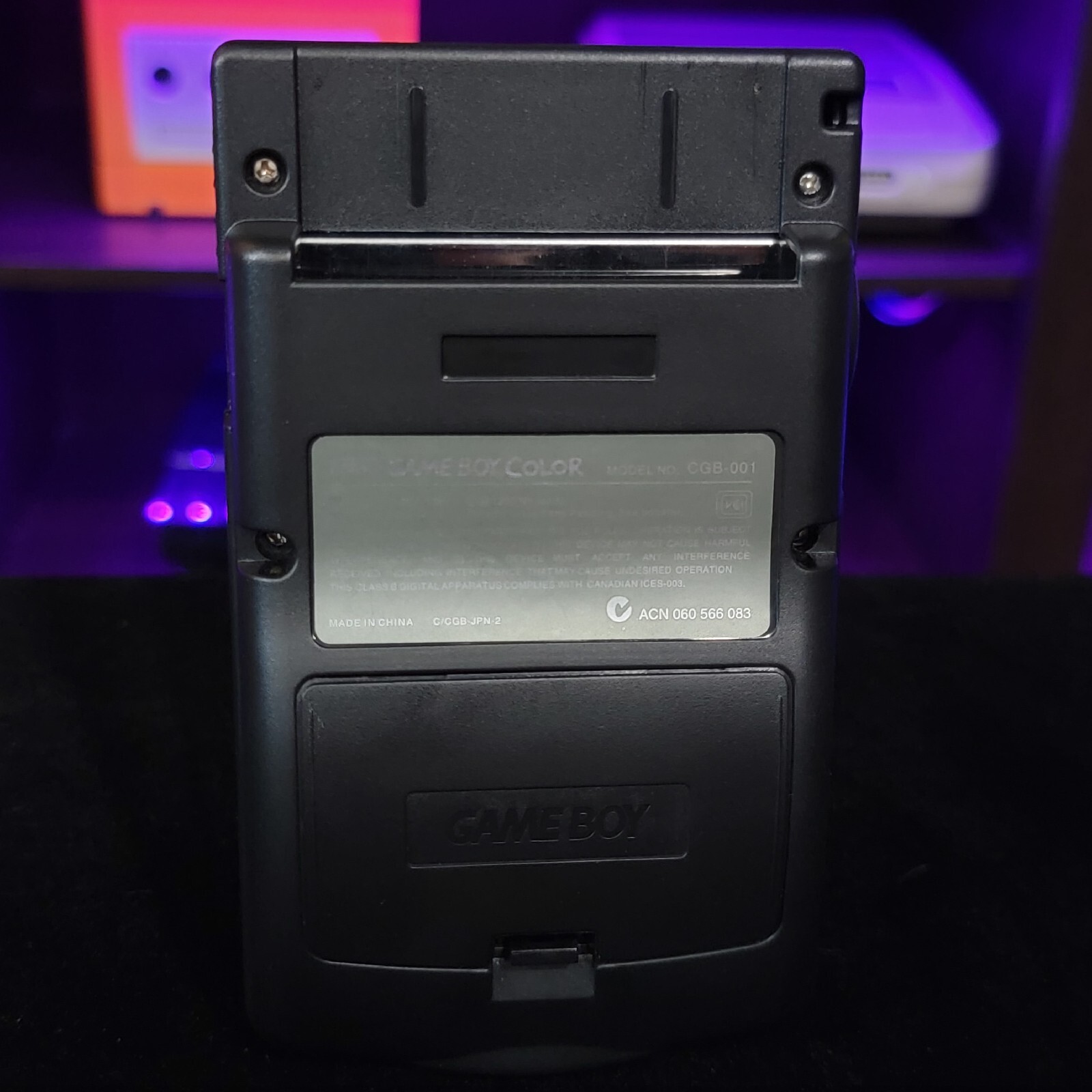 Black Gameboy Color IPS Console Backlit LCD Screen GBC Game Boy