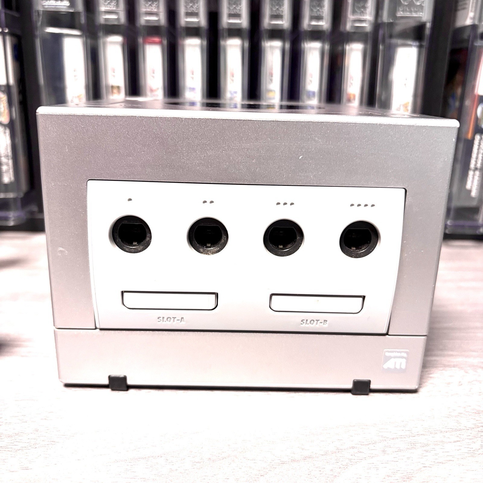 Platinum Nintendo GameCube Console Bundle System w OEM Controller & Hookups 3