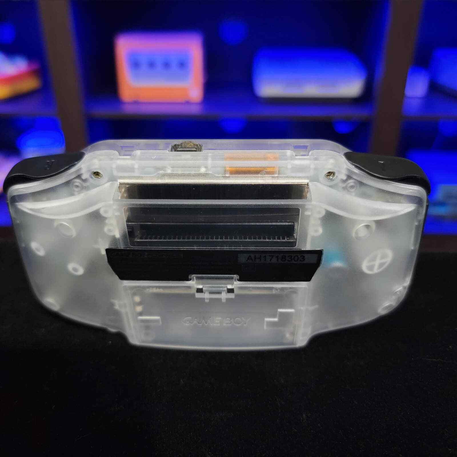 Clear GameBoy Advance GBA Console with iPS Backlight Backlit LCD Mod