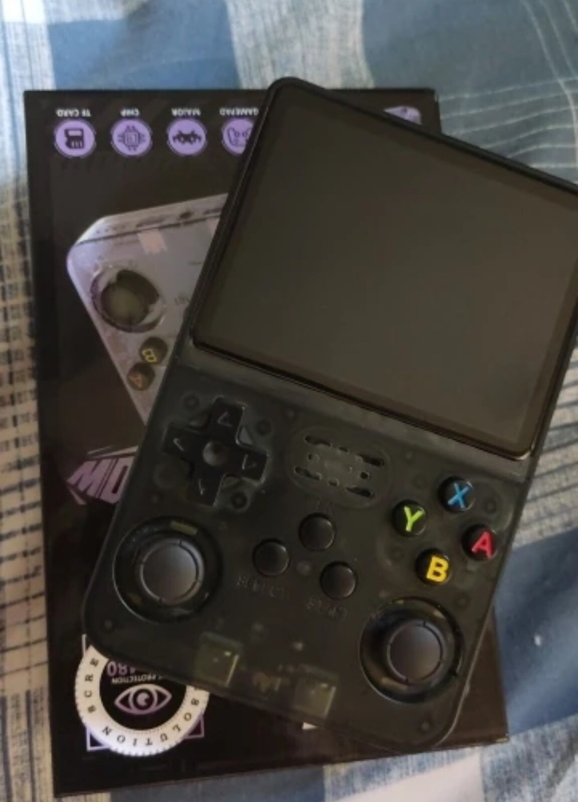 R365 retro handheld game3.5 Ips 64G Over 5000 Games