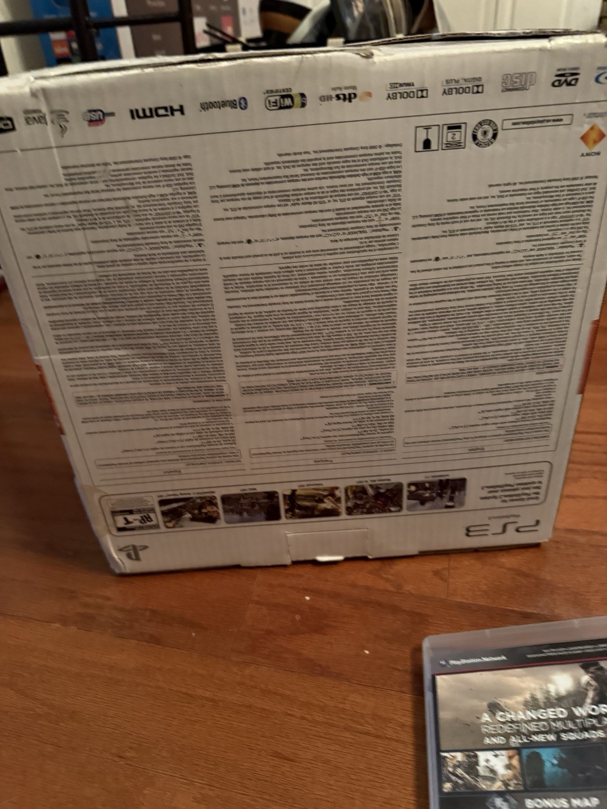 Sony Playstation 3 Slim Console (COMPLETE IN BOX, EXCELLENT CONDITION) W games