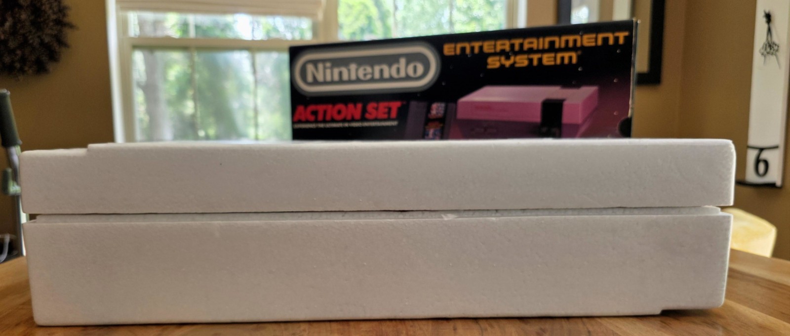 Nintendo NES Action Set Console Bundle CIB + power glove NES Advantage 3 games