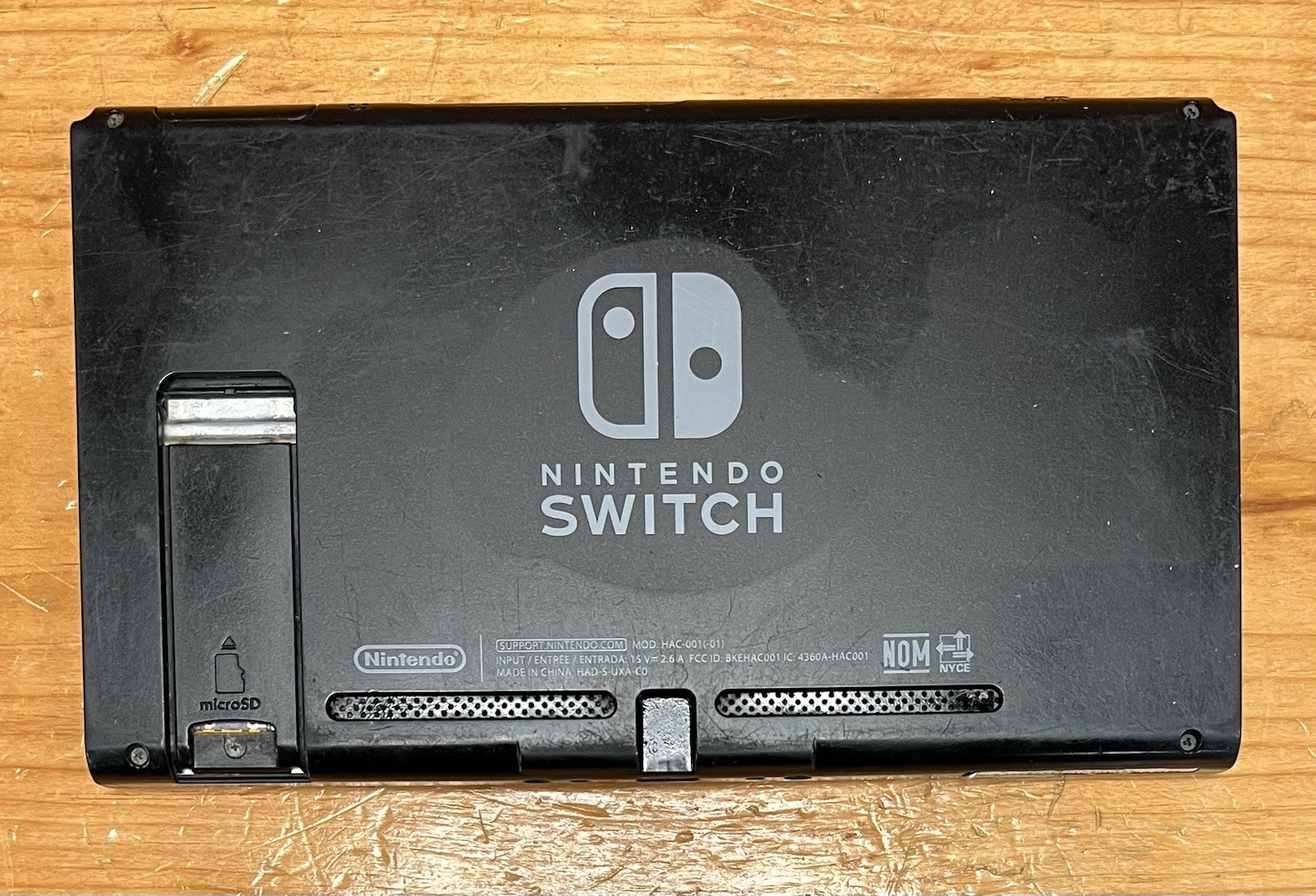 Nintendo Switch HAC-001 Console Only w/ Charger Tested Working Read Description