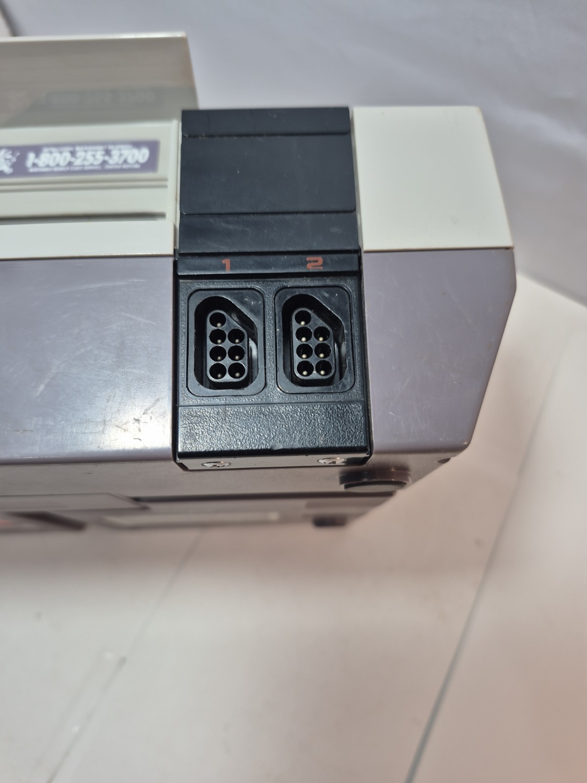 NES Nintendo System NES-001 Game Console For Parts Or Repair Red Blinking Light