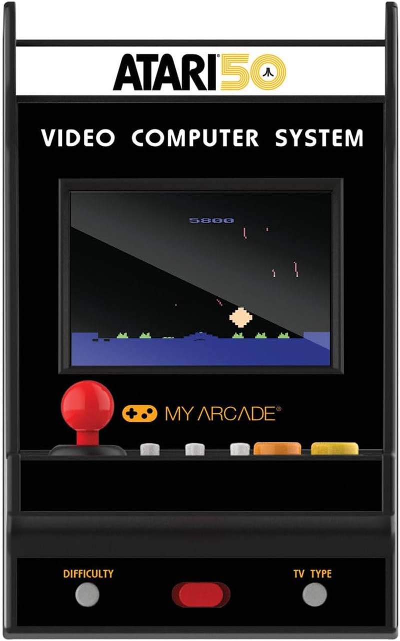 Atari Nano Player Pro: 4.8″ Retro Handheld Arcade with 75 Classic Games