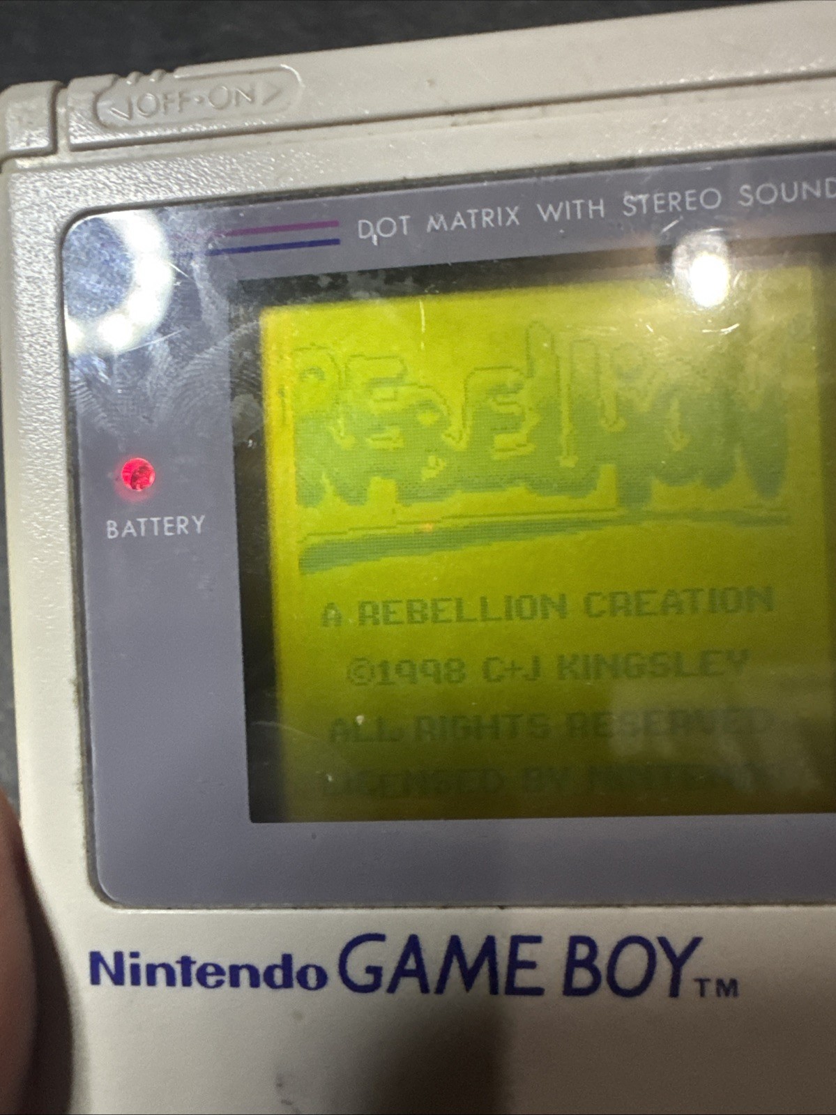 Nintendo Game Boy Launch Edition Handheld System – Gray