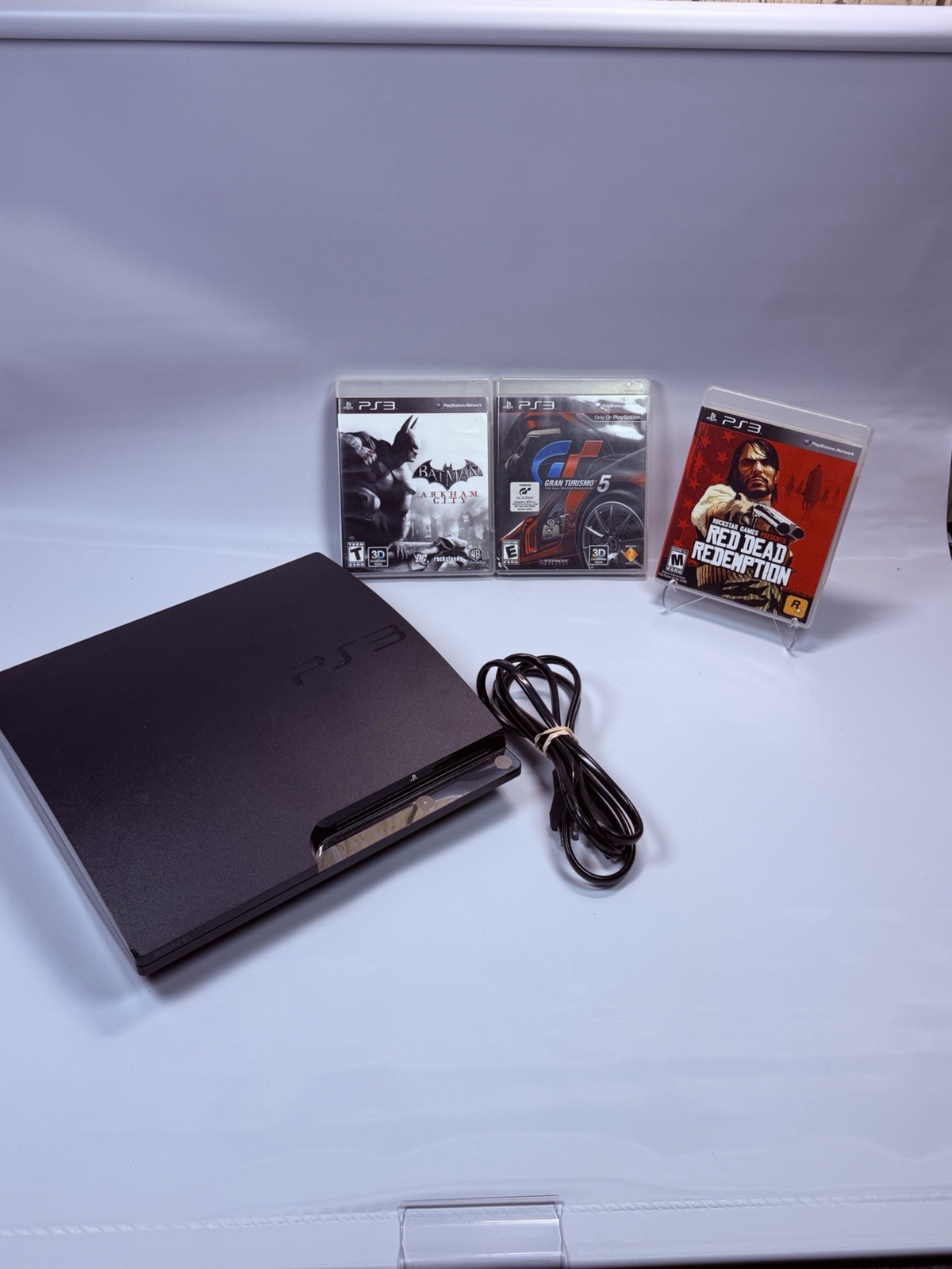 Sony PlayStation 3 Slim 160GB Home Console – Black (CECH-2501A)