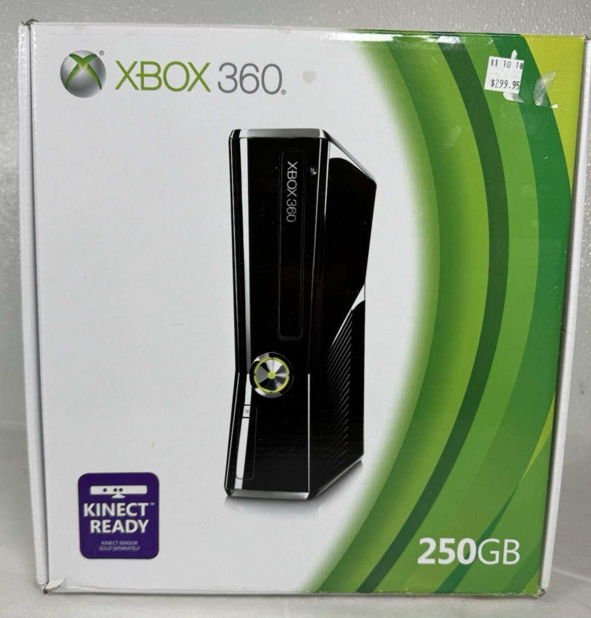 xbox 360 Slim Model 1439 Bundle 250 GB HD In Original Box Tested