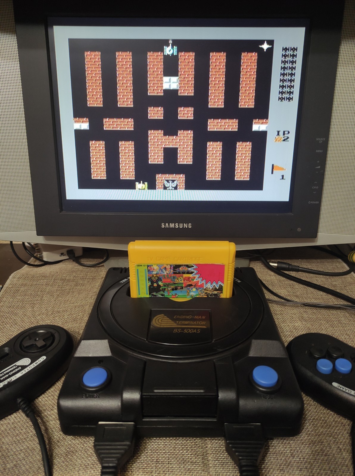 Ending-man Terminator 8bit game console dendy