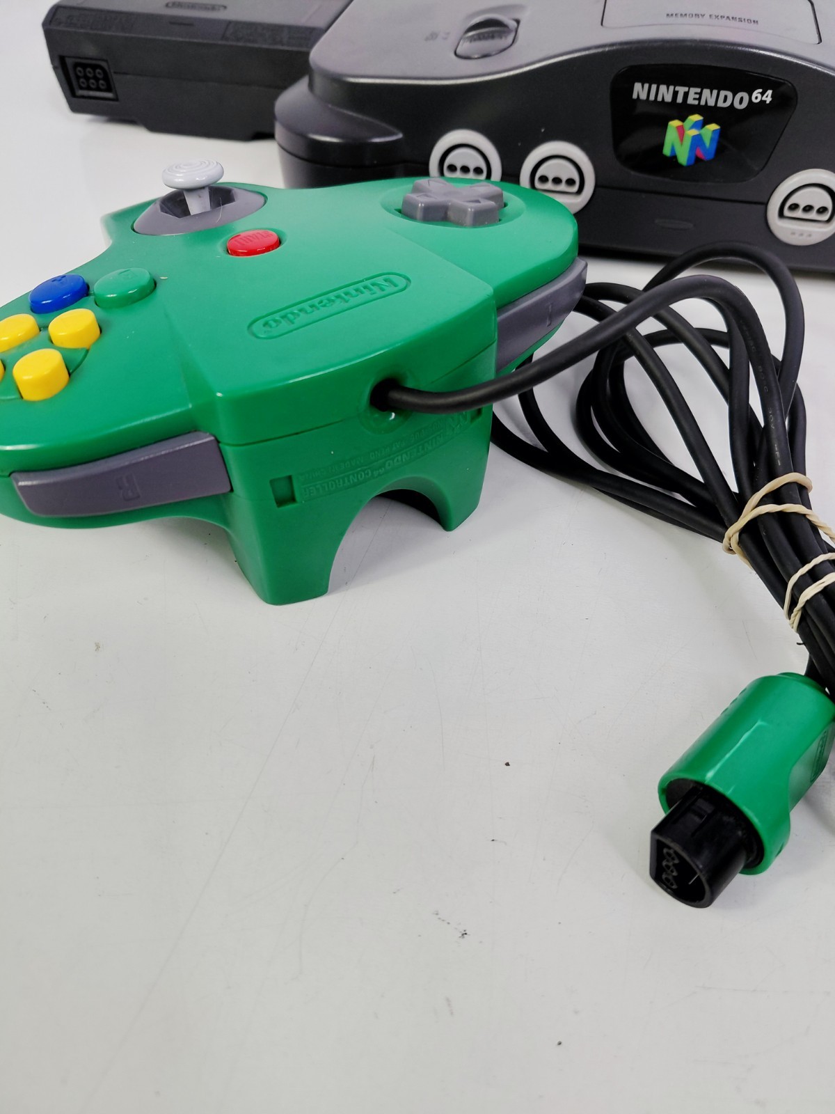 Nintendo 64 Console N64 w/ Controller Power & AV Cables Tested Working ALL OEM