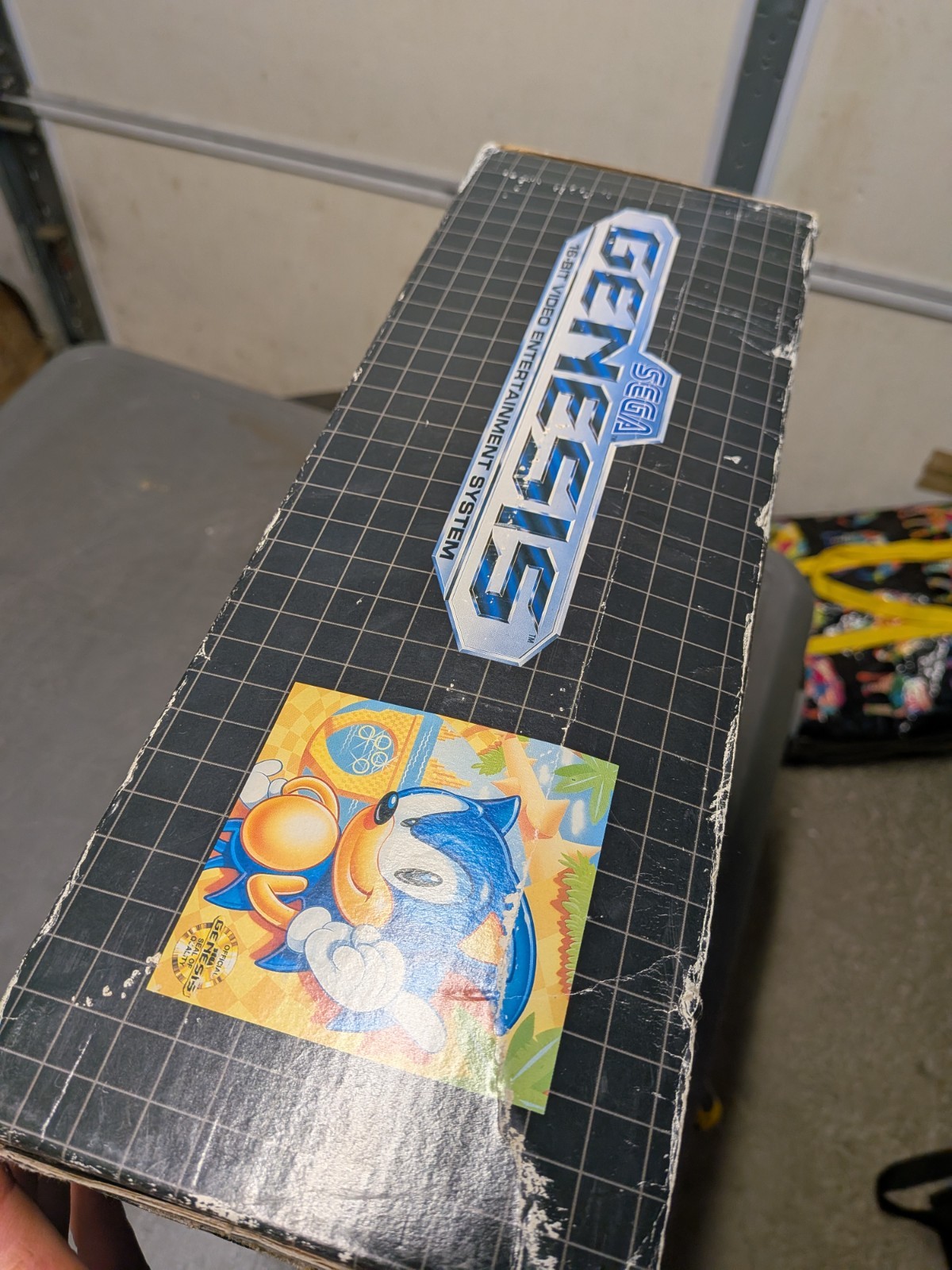 SEGA Genesis 16-Bit Console Model 1 1601 in Box w/ Controller, Cords, & Sonic!