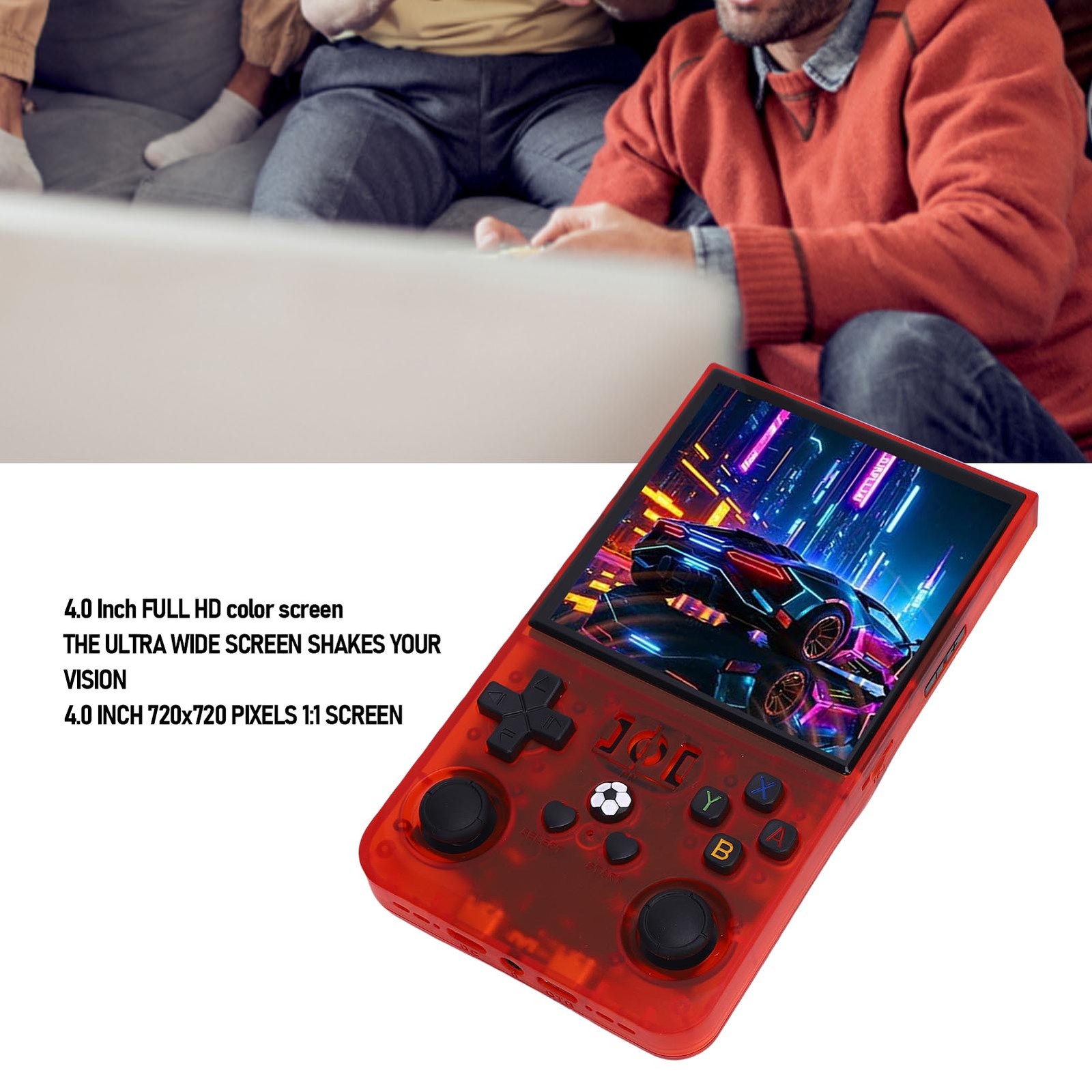 Handheld Game Console For System Open Source 4 Inch Screen 720×720 Po LIZZ