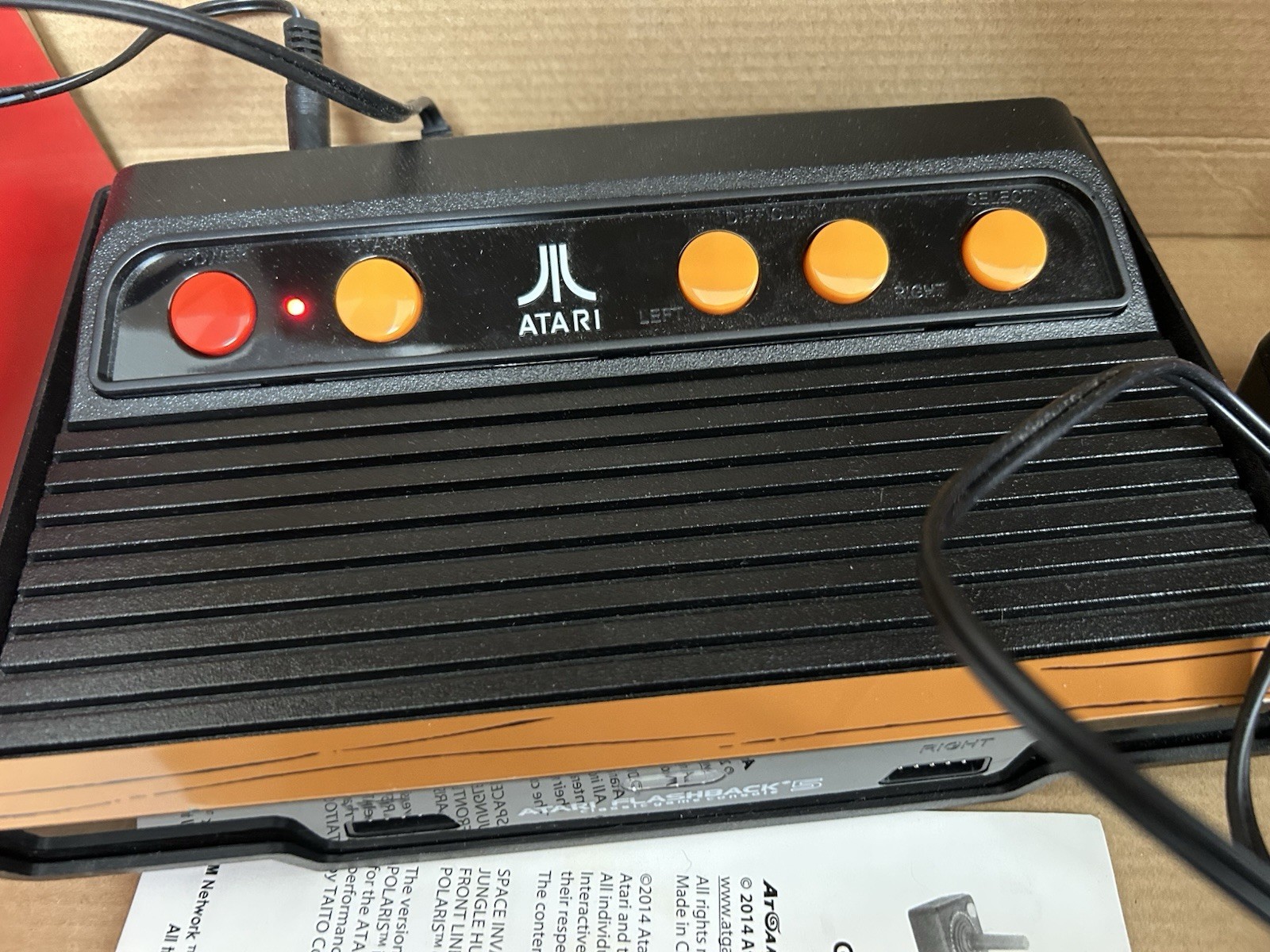 Atari Flashback 5 Console 92 Built-In Games, 2 Wireless Controllers, RCA