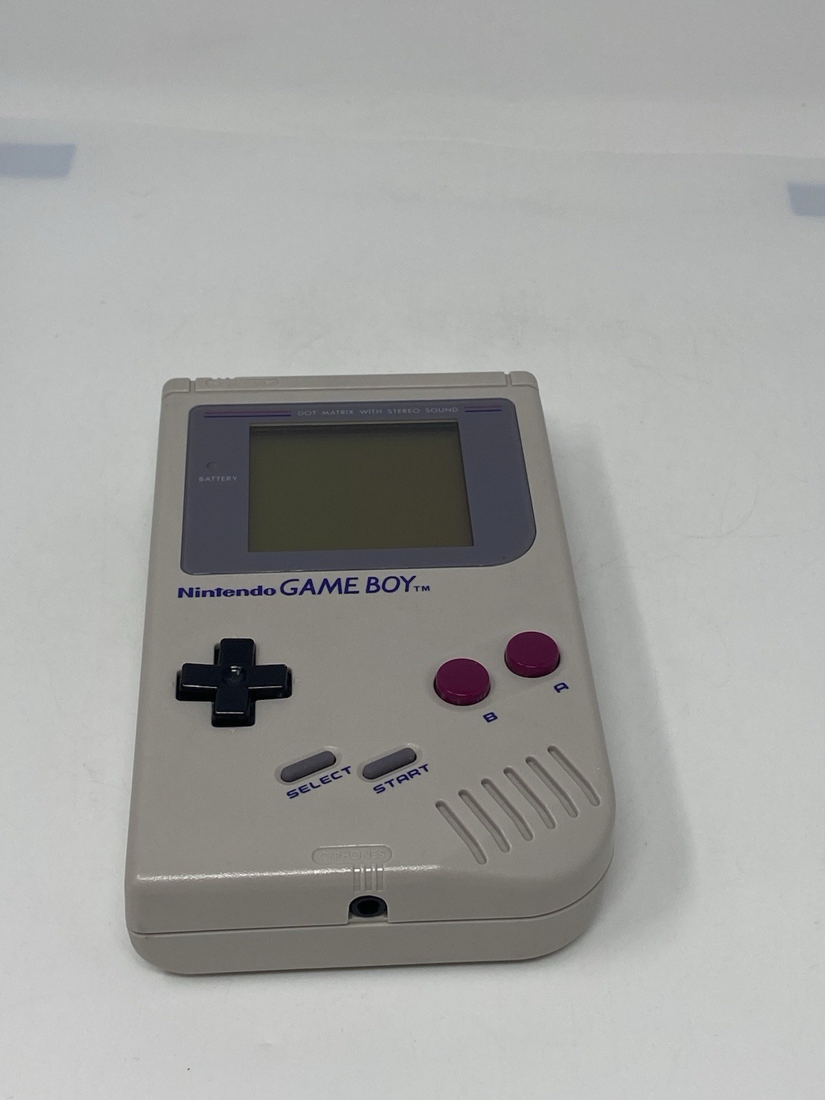 Nintendo Game Boy DMG-01 Handheld System with Tetris & Plastic Storage Case