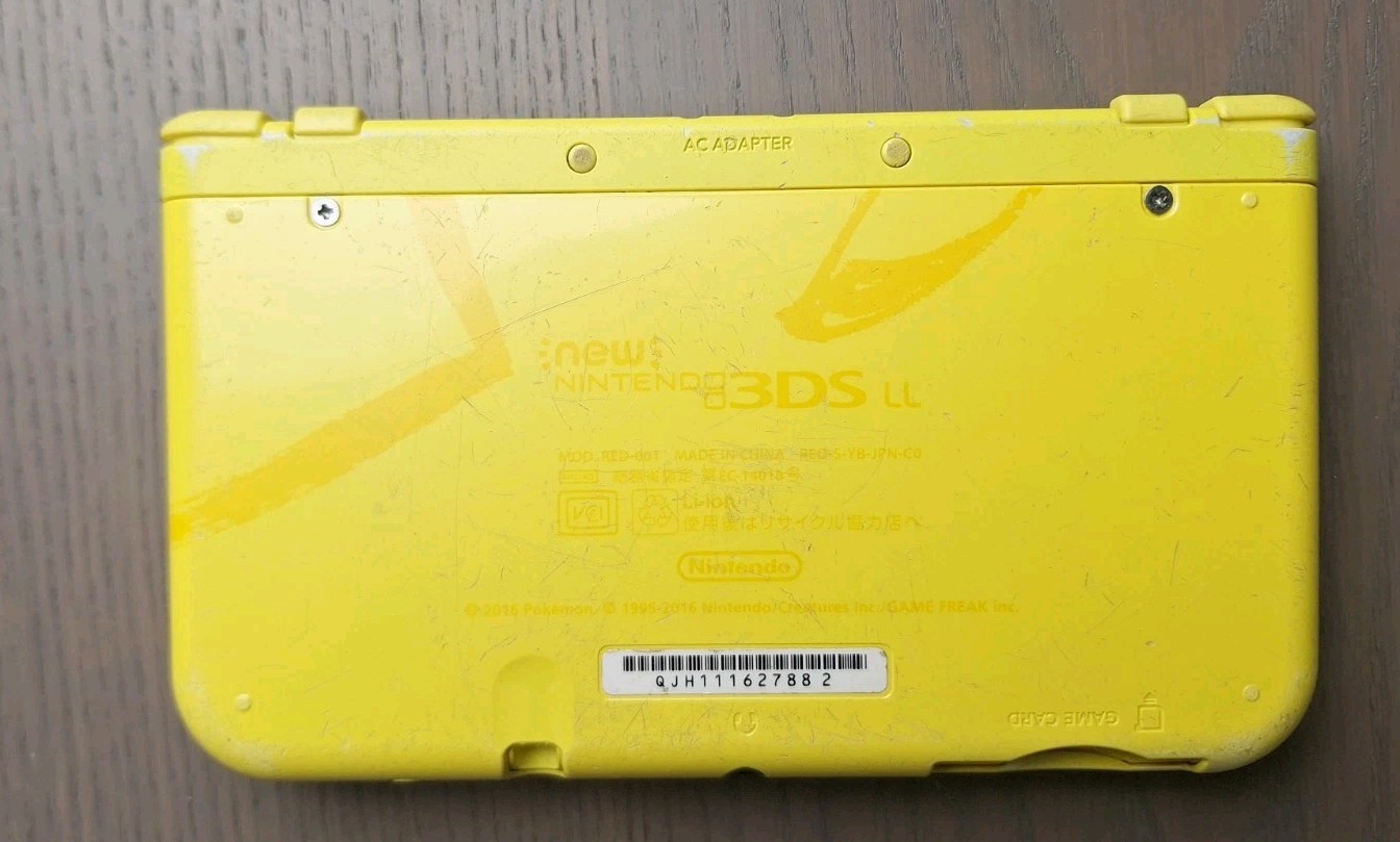Pikachu Edition New Nintendo 3DS XL Charger + 32GB SD Card | Region Free USA