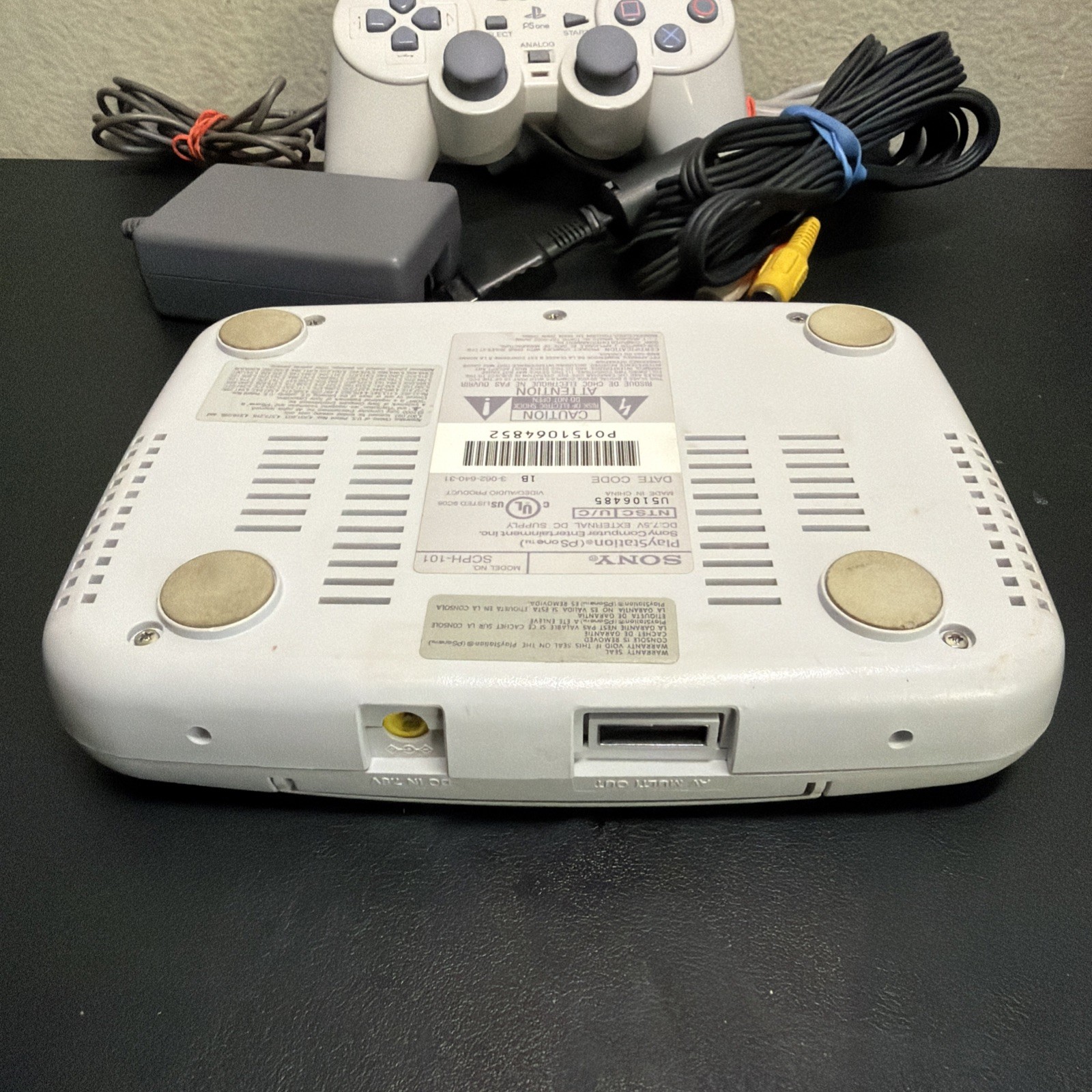 Sony PlayStation 1 PSOne White Console Video Game System SCPH-101