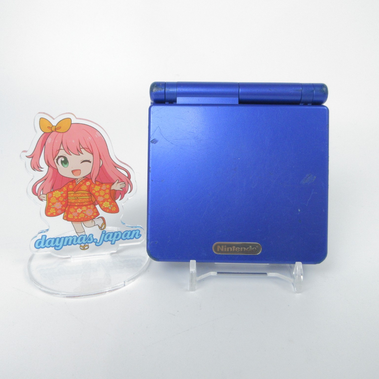 【Excellent】Nintendo GameBoy Advance SP Azurite Blue GBA Console Only #RET0214/03