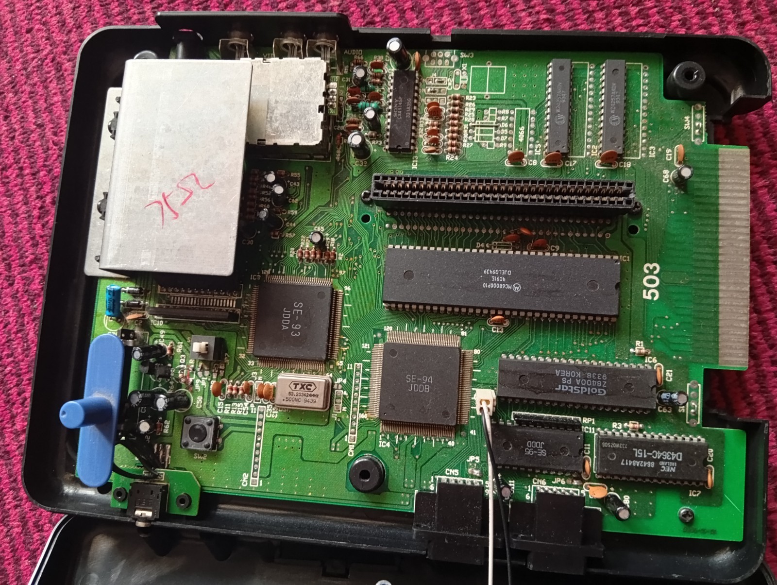 Dendy PRO 16 bit Segaclone from 90s Famiclone console RARE Contra hard corps
