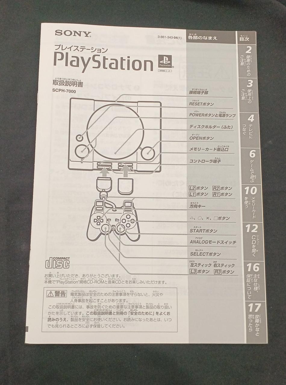 PLAYSTATION Model SCPH 7000 SONY