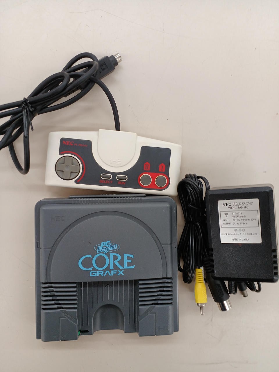 Item with defects PC Engine Core Graphics Model PI TG3 NEC
