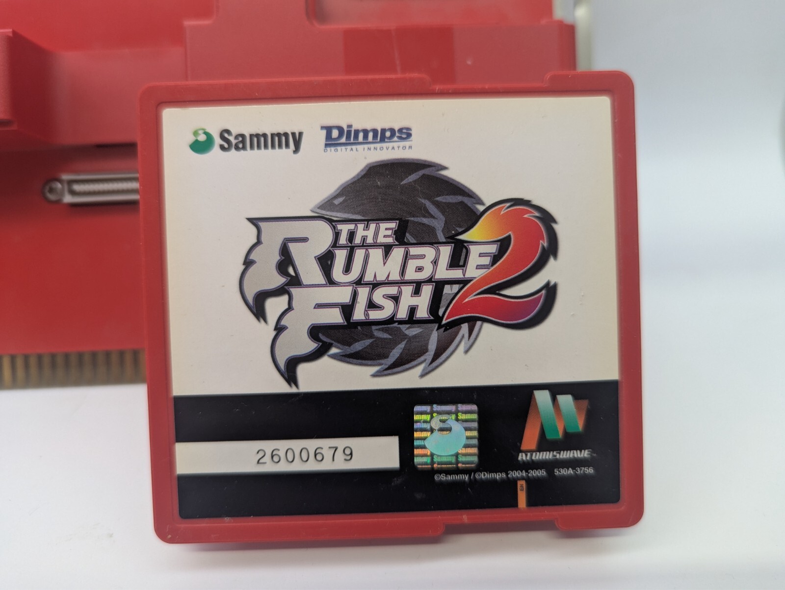 THE RUMBLE FISH 2 Sammy Atomiswave game cartridge + Arcade JAMMA PCB