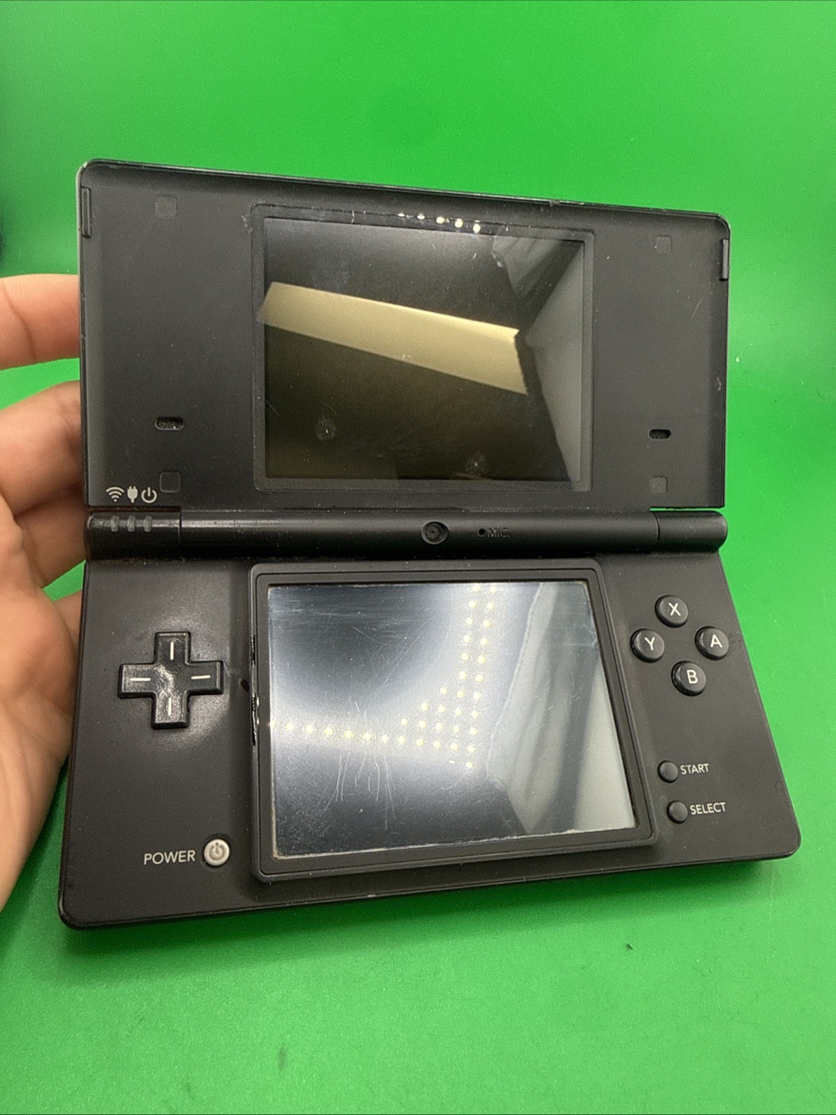 Nintendo DS DSI Handheld Game System Console Black TWL-001 Tested Works T25