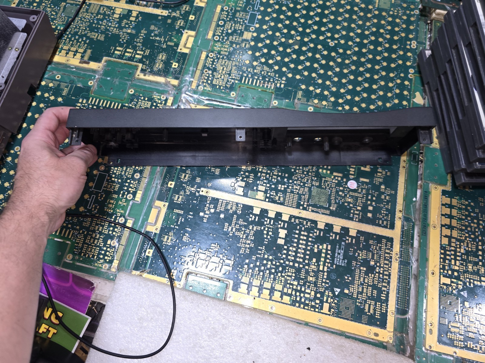 Philips CDI 900 Exact Front Panel Bezel Trim-Just OK Cosmetic-Intact-PARTS-READ