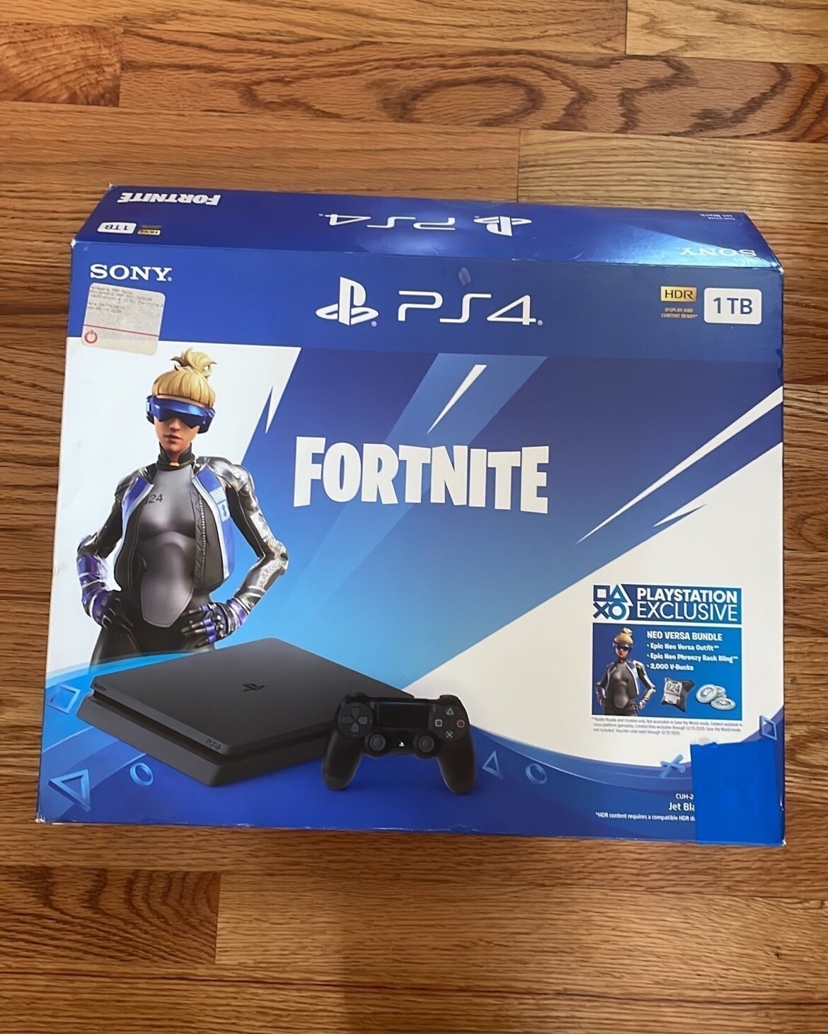 Sony PlayStation 4 1TB Fortnite Neo Versa Console – Jet Black