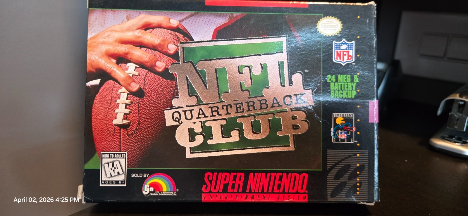 1991 SNES SUPER NINTENDO SUPER SET CONSOLE SET CIB W/ INSERTS & 4 Bonus Games