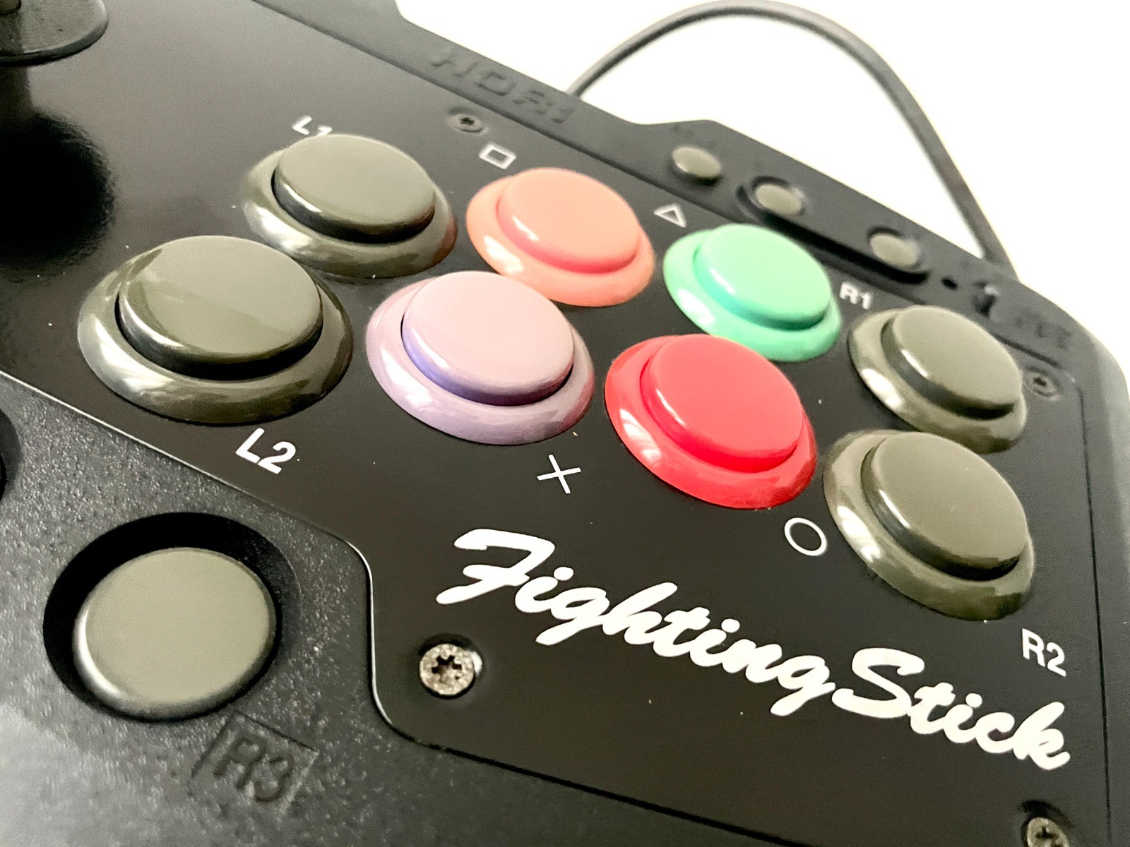 HORI Fighting Stick PS2 Arcade Controller w/ Tekken 1 & Tekken 2 Japan Lot