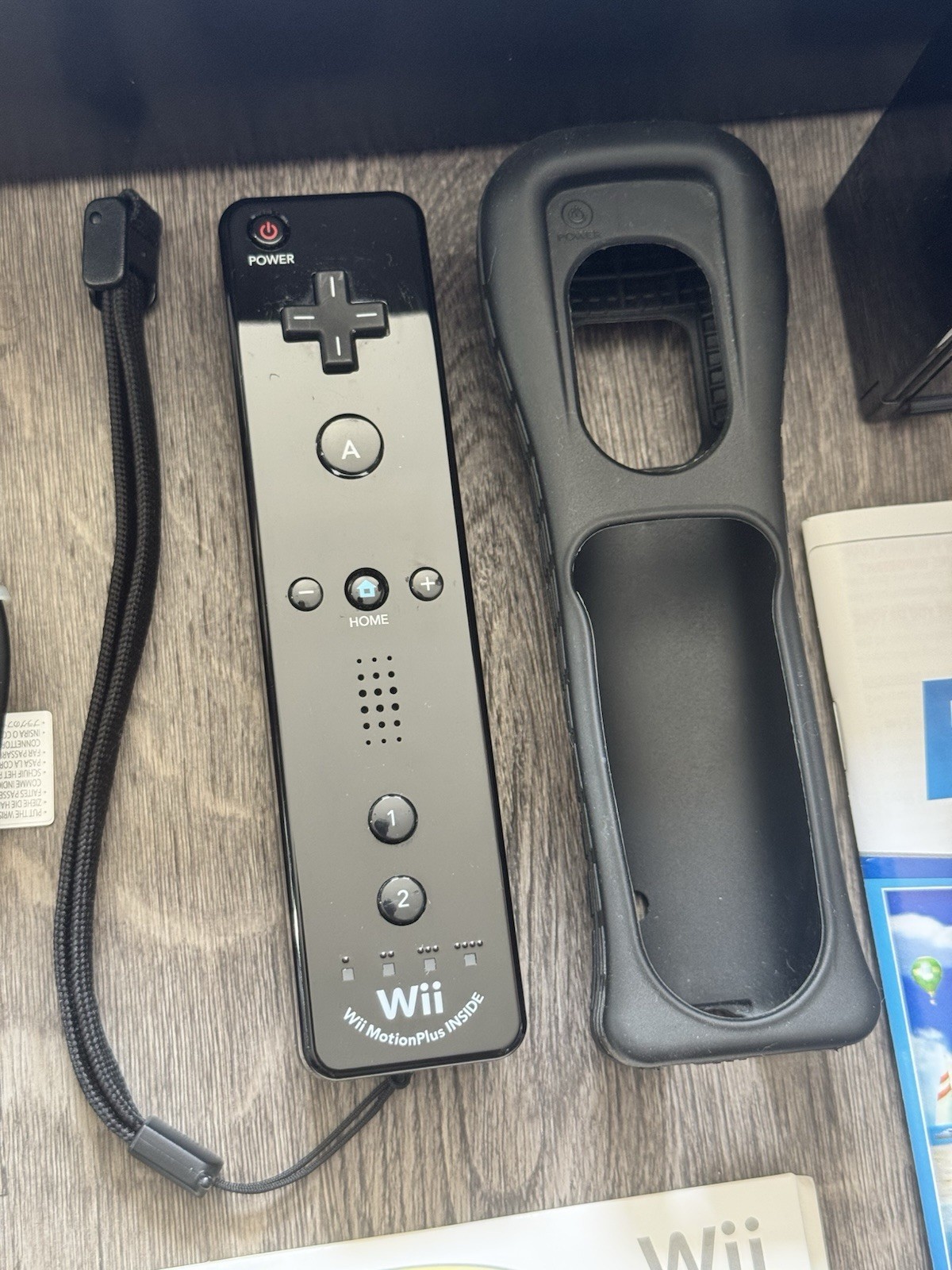 Nintendo Wii With Wii Sports + Wii Sports Resort Black Console | Complete Tested