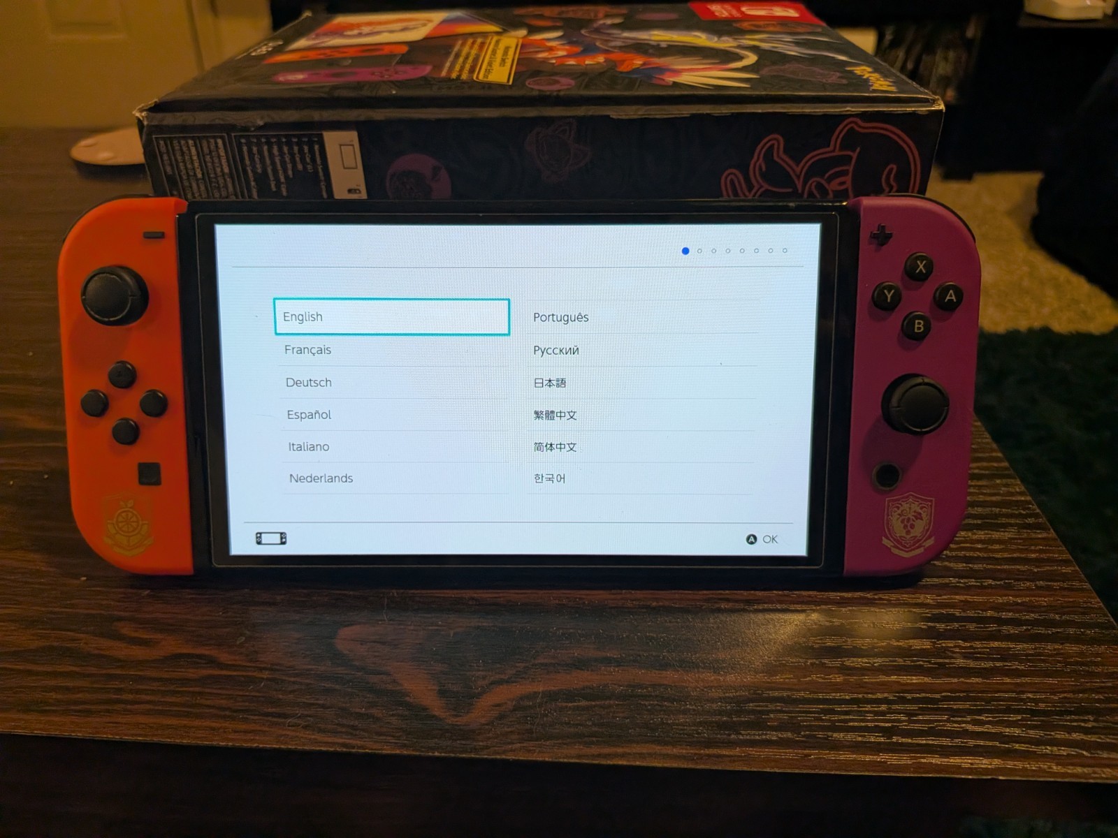 Nintendo Switch (OLED Model) Pokémon Scarlet & Violet Edition – 64GB
