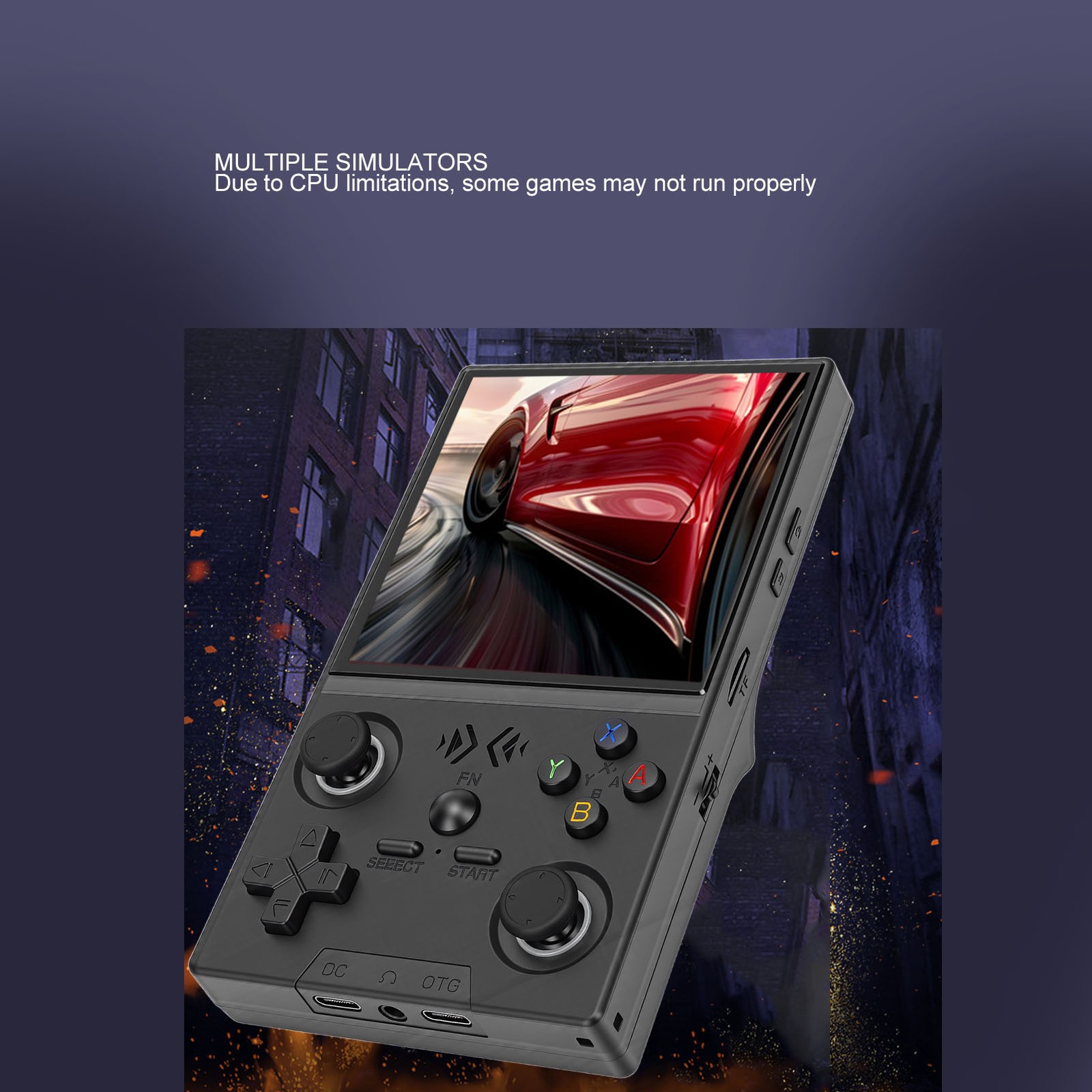 Handheld Game Console WiFi Open Source 4 Inch HD Screen 720×720 Portable Re MAYB