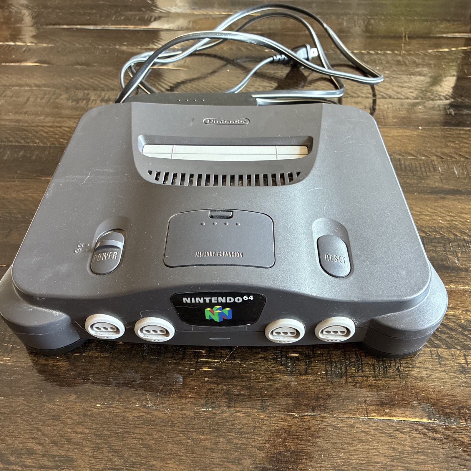 Nintendo 64 System 32MB Home Console – Charcoal Gray TESTED WORKS GREAT!!!