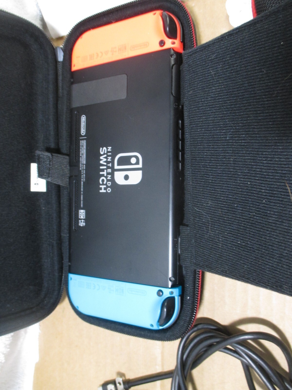 Nintendo Switch Bundle SEE PHOTOS, case, xkw500638.. super street racer, no dock
