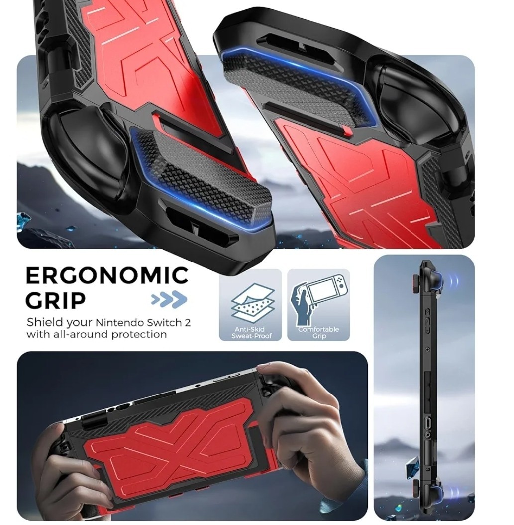 Nintendo Switch 2 Protective Case Dock Compatible Detachable Joy-Con Mat