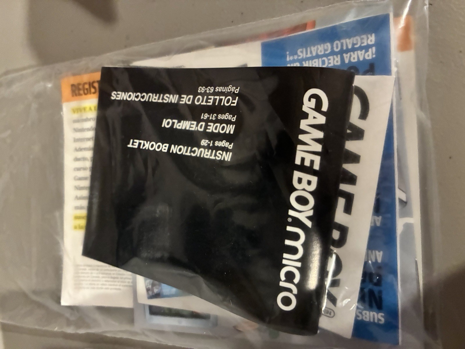 Nintendo Game Boy Micro In Box Working VGC.