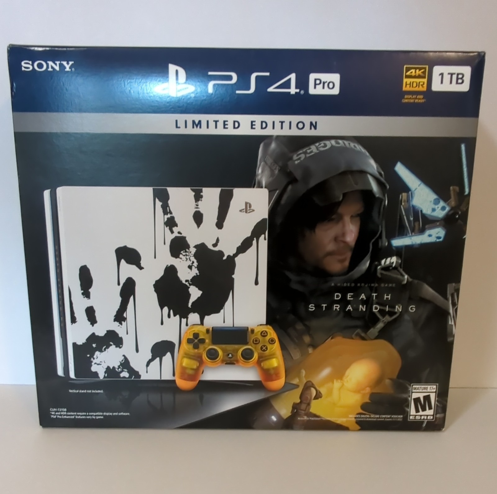 New Sony PlayStation 4 Pro Death Stranding Limited Edition Console Bundle 1TB 4K