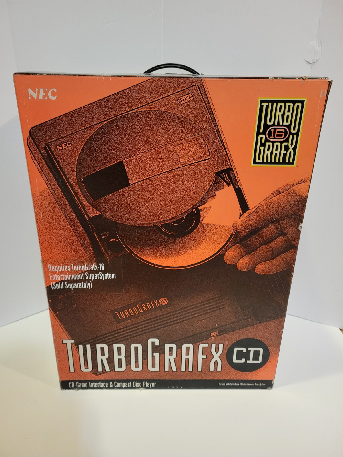 TurboGrafx-CD System Console w/ Docking Station Hard Case Card Complete Box CIB